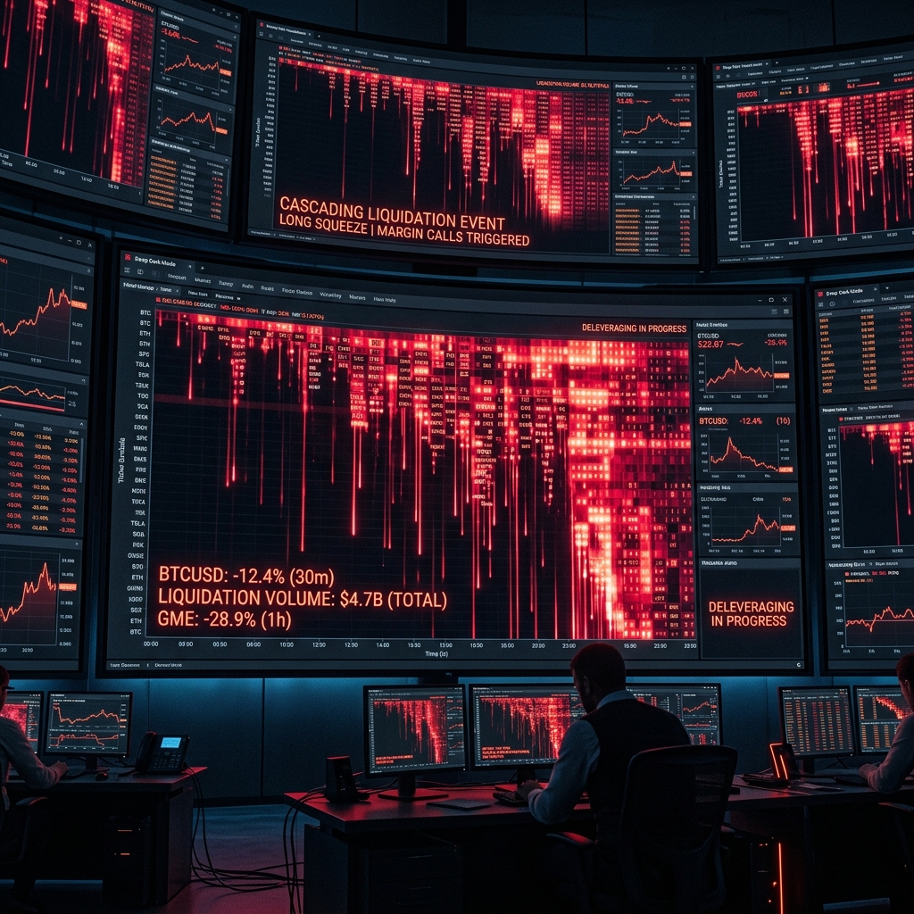 Cascading Liquidation Heatmap