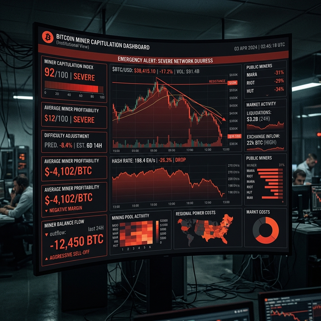 Miner Capitulation Dashboard