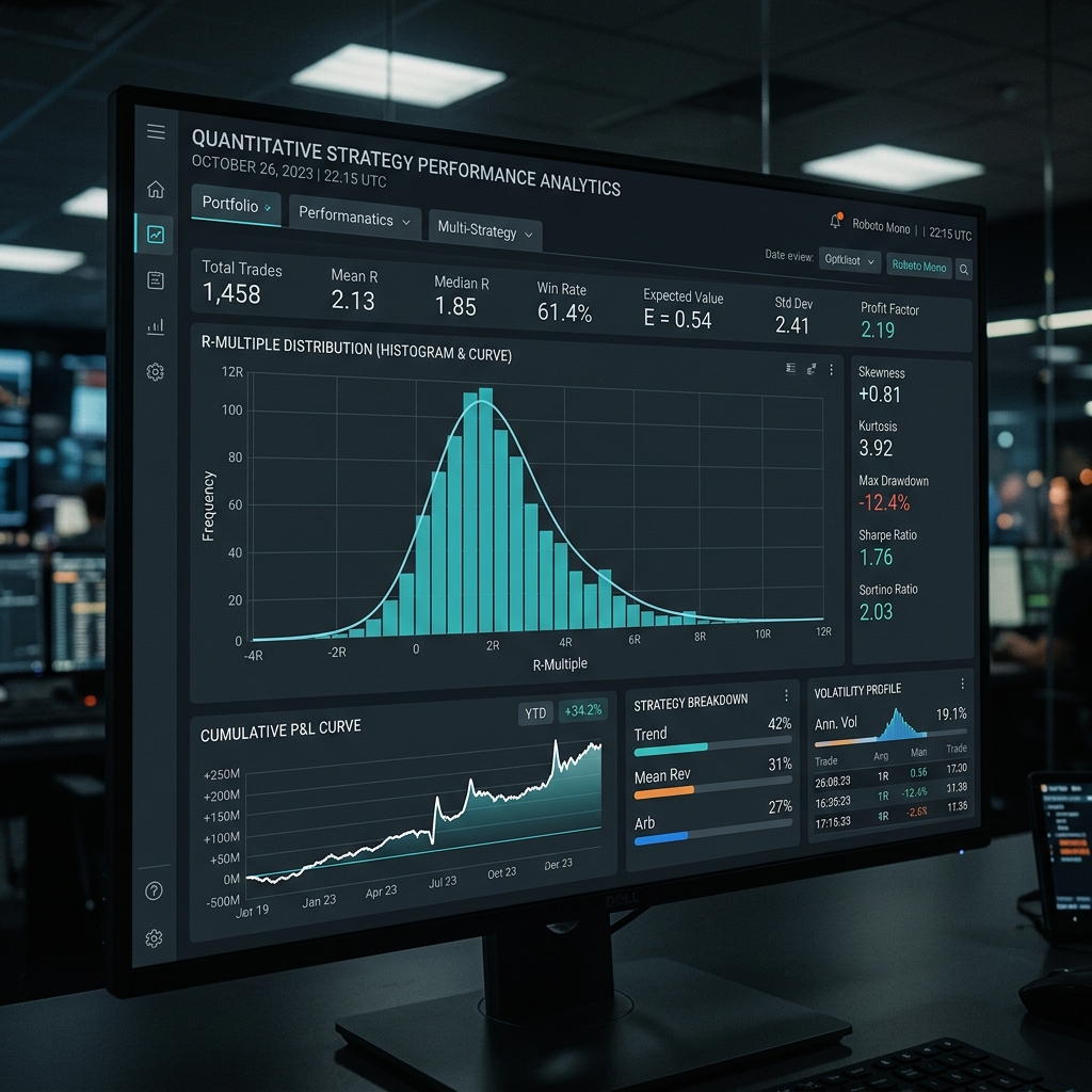 R-Multiple Distribution Dashboard