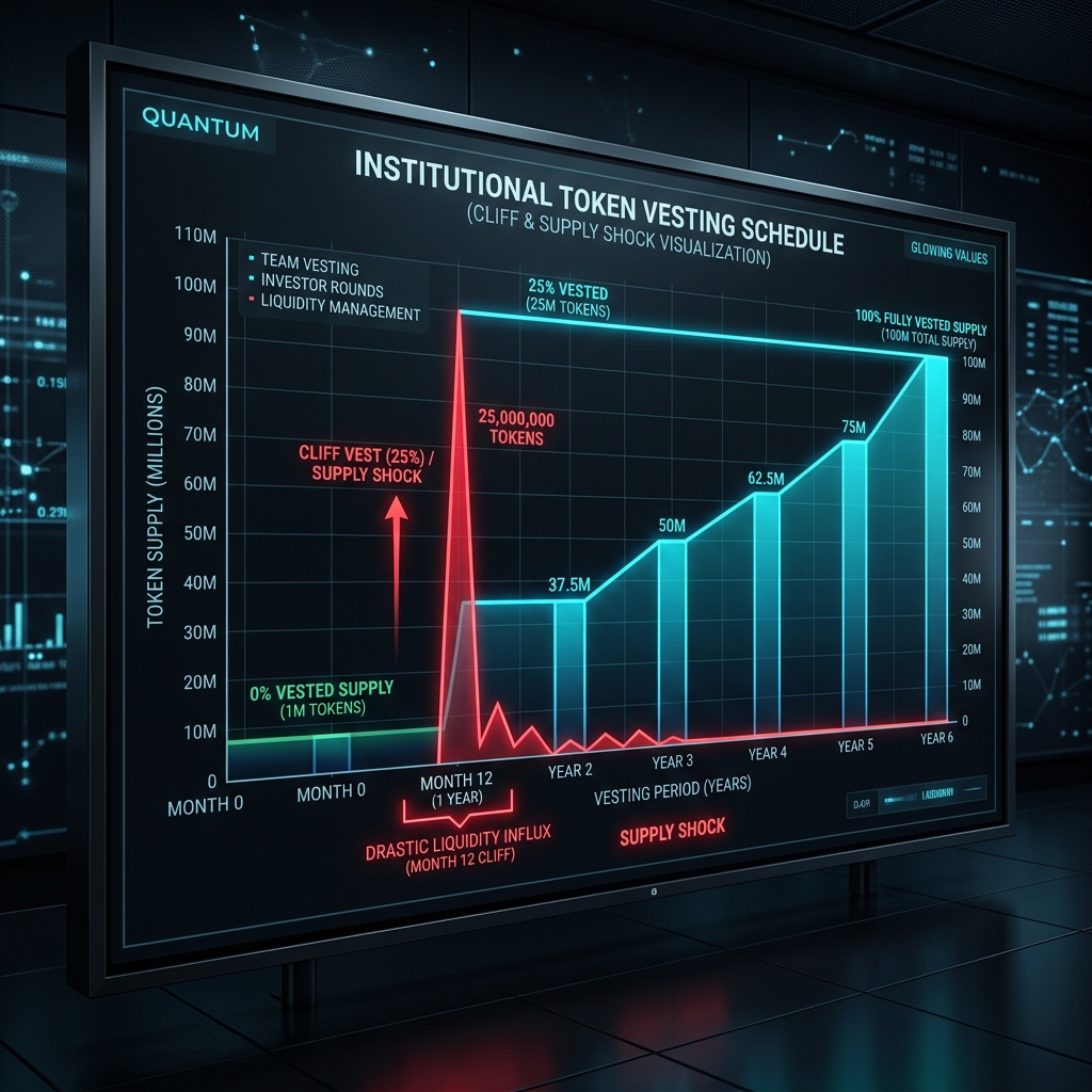 Token Vesting Cliff Schedule